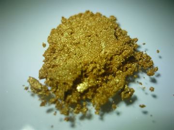 Metallic Epoxy gulve - DecoPigment - pigment - Azteker guld - 500 g